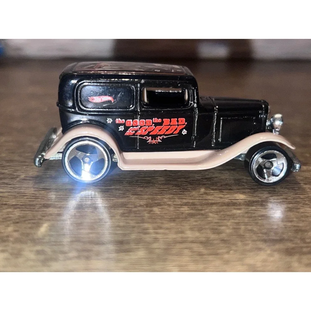 Hot Wheels‎ 2002 Wild Frontier '32 Ford Delivery Truck Black Loose Diecast EUC